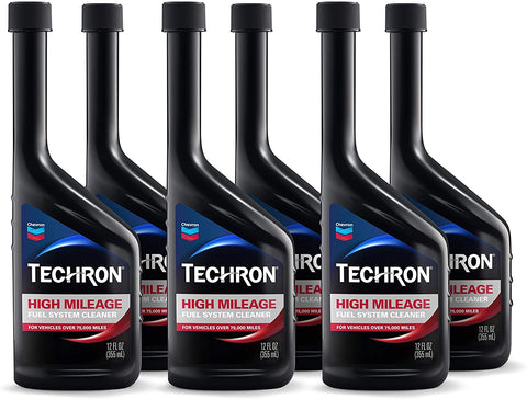 TECHRON 266711163-6PK High Mileage Fuel System Cleaner, 6 Pack