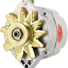 Powermaster 8-46101 Natural Alternator (Upgrade 100A 1V Pulley 1 Wire Motorola Replacement 1" Mating flange)