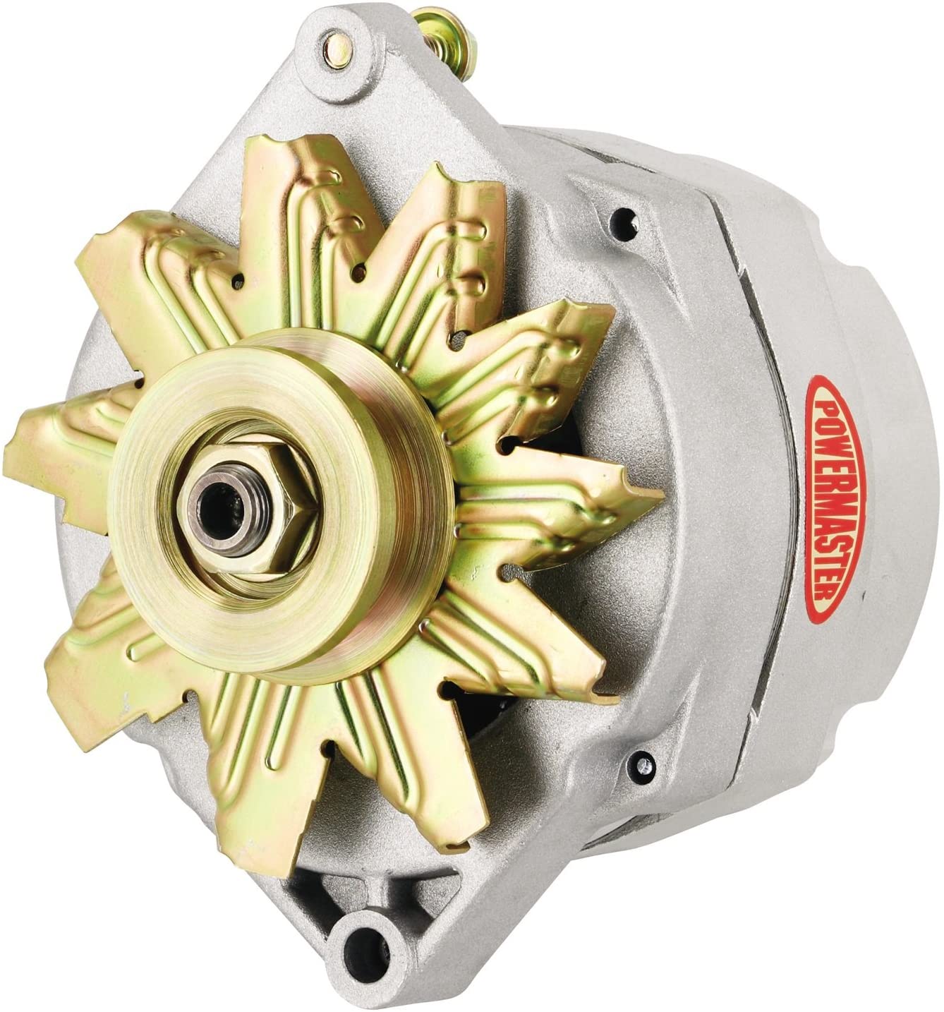 Powermaster 8-46141 Natural Alternator (Upgrade 150A 1V Pulley 1 Wire Motorola Replacement 1
