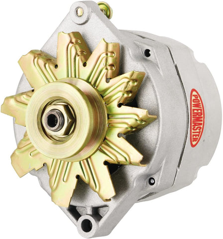 Powermaster 8-46101 Natural Alternator (Upgrade 100A 1V Pulley 1 Wire Motorola Replacement 1