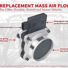 Mass Air Flow Sensor - Fits Chevy Impala, Monte Carlo, S10, Blazer, Malibu, Astro, Pontiac Grand Prix, GMC Safari, Oldsmobile Intrigue, Cutlass and more - Replaces 2133458, 10332673, 25008302, AF1004