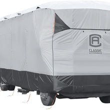 Classic Accessories Over Drive SkyShield Deluxe RV Class A Cover, Fits 24' - 28' RVs - Water Repellent RV Cover (80-369-101601-EX)