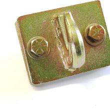 (Pack of 3) 5/16in Bolt On Grab Hook Mount with Backer Plate - Complete Hardware Included