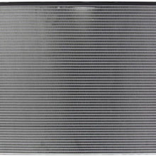 Rareelectrical NEW RADIATOR ASSEMBLY COMPATIBLE WITH VOLKSWAGEN 06-09 EOS GTI JETTA PASSAT 2.0L L4 1984CC 7635 3159 VW3010149 7635 CU2822 1K0121251AB