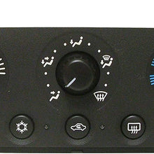 ACDelco 15-73556 GM Original Equipment Heating and Air Conditioning Control Panel with Rear Window Defogger Switch