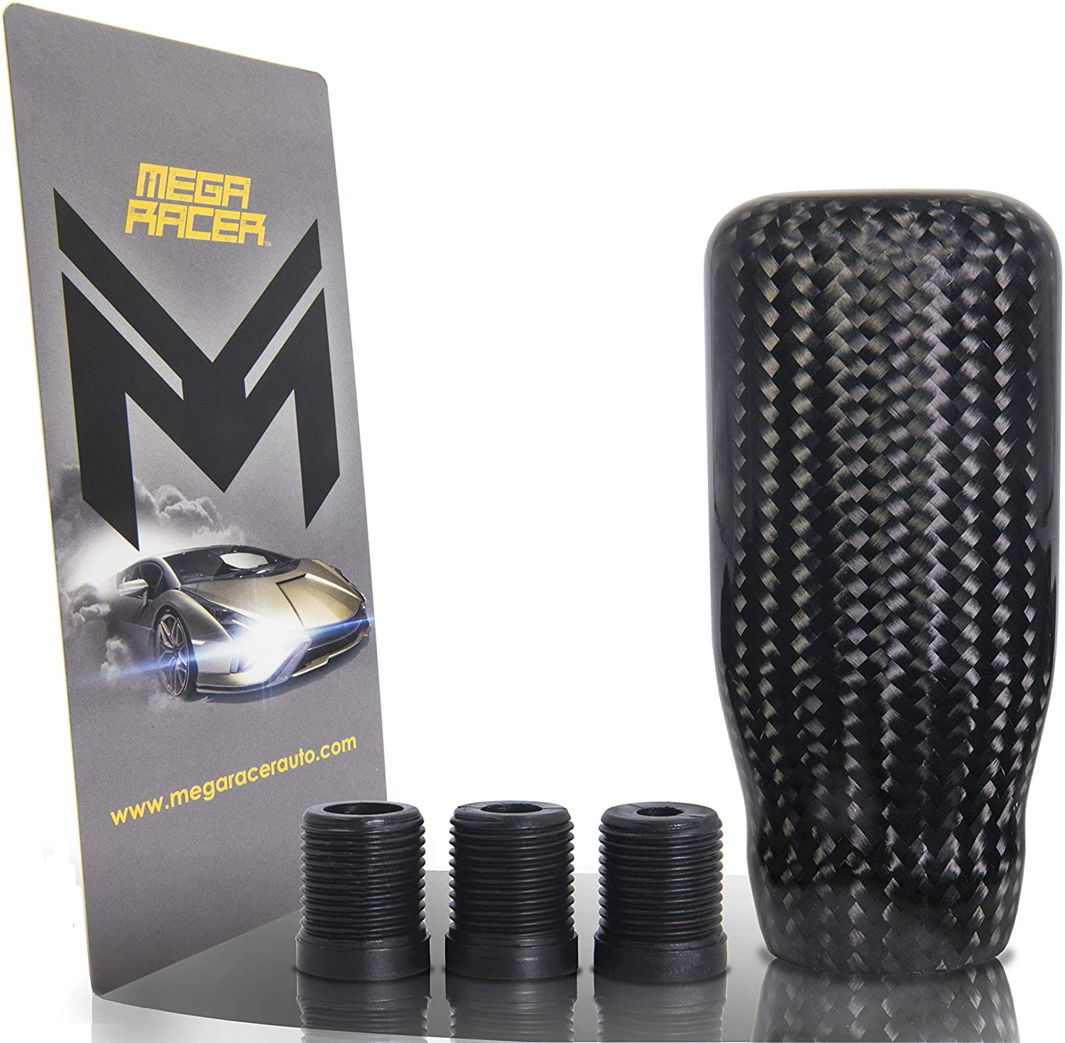 Mega Racer 1 Carbon Fiber Shift Knob Black Shift Knob Shifter Knobs Gear Shift Knob Shifter Knob Shift Knobs Shift Knob 6 Speed Manual Shifter Knob 5 Speed Shifter Knob 4 Speed Shift Knob Nismo Shift