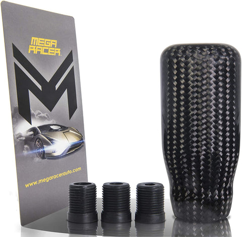 Mega Racer 1 Carbon Fiber Shift Knob Black Shift Knob Shifter Knobs Gear Shift Knob Shifter Knob Shift Knobs Shift Knob 6 Speed Manual Shifter Knob 5 Speed Shifter Knob 4 Speed Shift Knob Nismo Shift