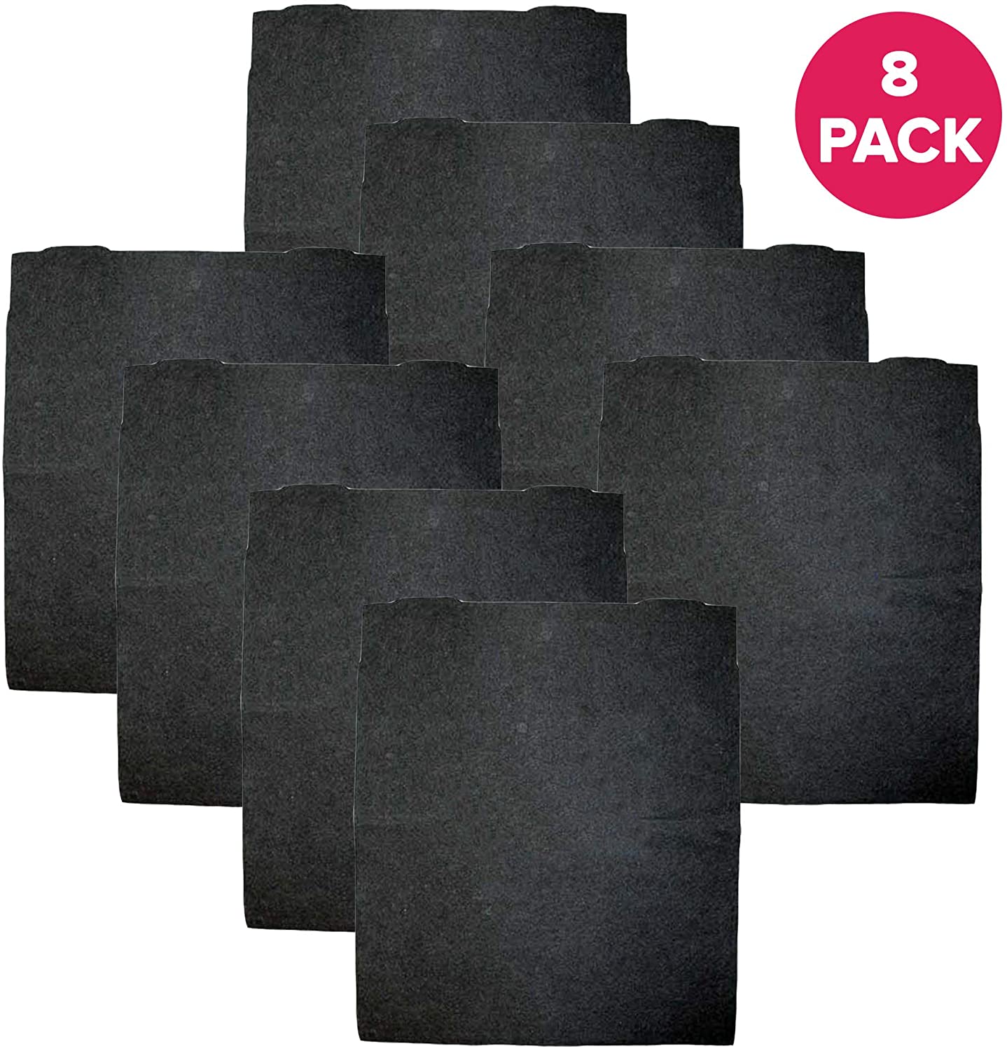 Crucial Air Replacement Carbon Filter - Compatible with Kenmore Part # 83378, Whirlpool 8171434, 8171434K – Fits Air Purifier Kenmore 335 Series, Whirlpool AP300, AP350, AP450, AP510 (8 Pack)