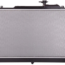 Lynol Cooling System Complete Aluminum Radiator Direct Replacement Compatible With 2007-2012 Mazda CX7 CX-7 L4 2.3L 2.5L