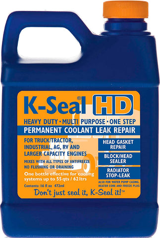 K-SEAL Coolant Leak Repair ST5516 Heavy Duty 16oz, Multi-Purpose Formula for Truck/Tractor Coolant Leaks in the Radiator, Head Gasket, Water Pump Casing & Heater Core, A True Pour & Go -Trade Trusted