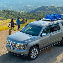 LEDKINGDOMUS Cross Bars Roof Racks Compatible for 2015-2020 GMC Yukon/Chevrolet Tahoe/Chevy Suburban/Cadillac Escalade, Aluminum Rooftop Cargo Bag Carrier Luggage Crossbars Carrying Canoe Kayak Bike