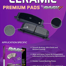 Dash 4 CD1304 Premium Brake Pad, Ceramic