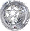 Weld Racing Wheel, Alumastar, 15 x 3.5 in, 1.250 in Backspace, 5 x 4.75 in Bolt Pattern, Aluminum, Polished, Each
