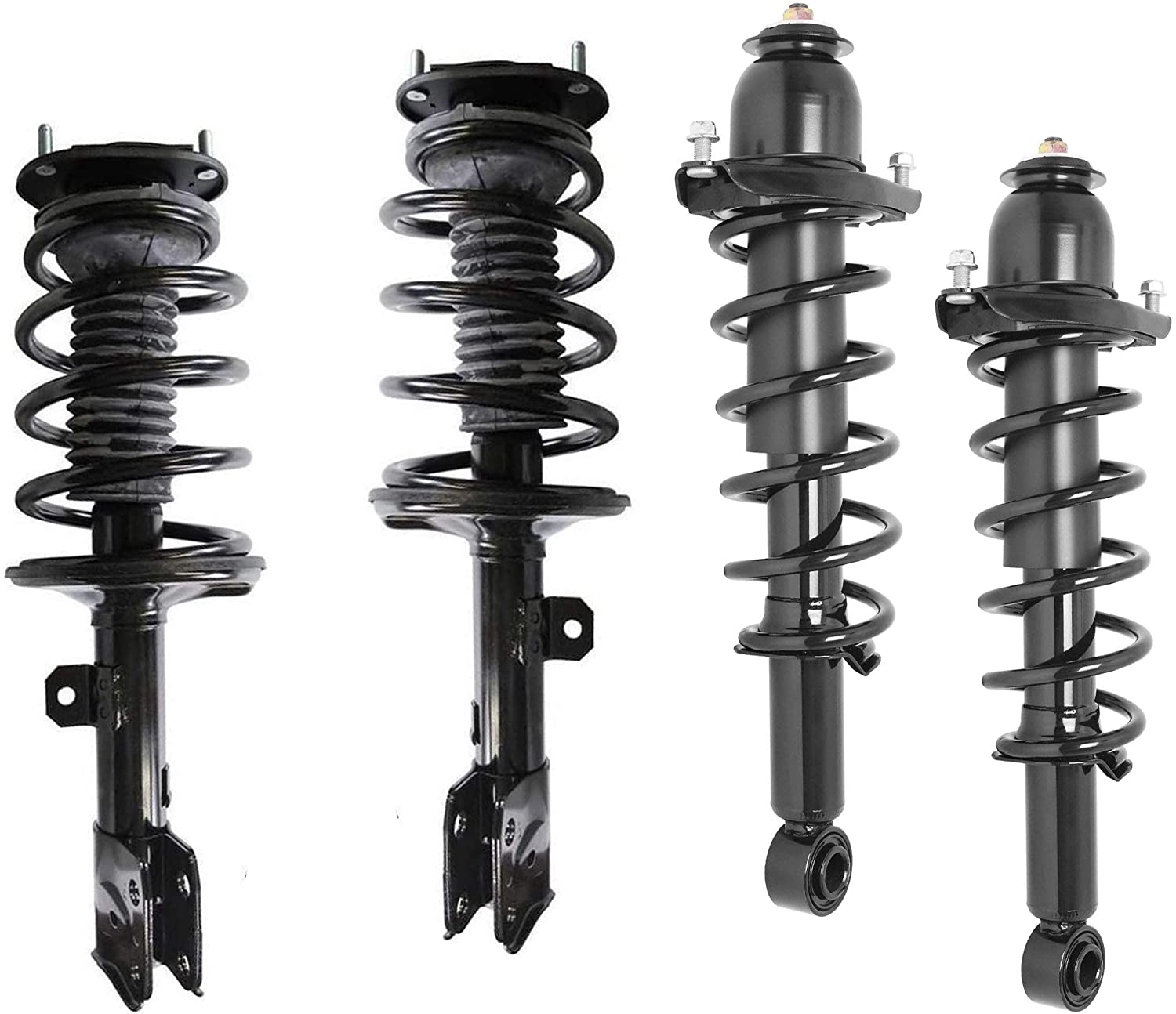 DTA 70189 - Full Set 4 Complete Strut Assemblies With Springs and Mounts Compatible with Toyota Corolla 2014-2019 Front and Rear Left and Right