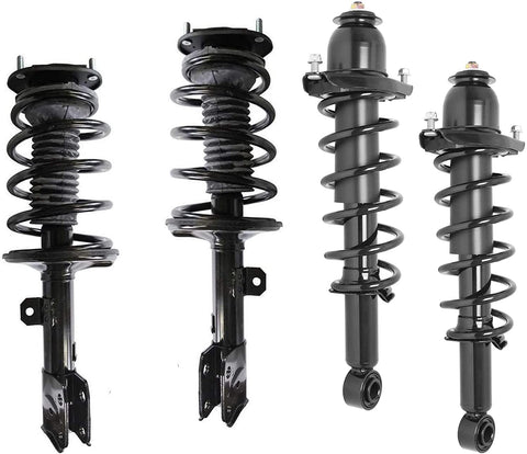 DTA 70189 - Full Set 4 Complete Strut Assemblies With Springs and Mounts Compatible with Toyota Corolla 2014-2019 Front and Rear Left and Right