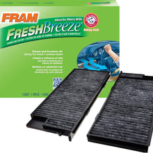 FRAM Fresh Breeze Cabin Air Filter Replacement for Car Passenger Compartment w/ Arm and Hammer Baking Soda, Easy Install, CF11182 for Select Acura and Honda Vehicles