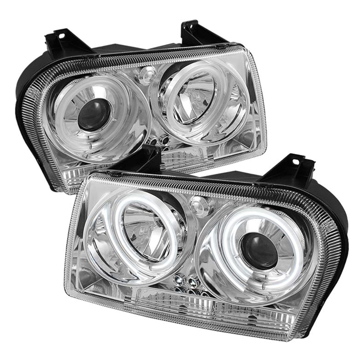 Spyder Auto 5009173 CCFL Halo Projector Headlights Chrome/Clear