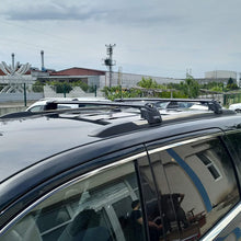 Turtle Brand Roof Racks Cross Bars Compatible with Jeep Grand Cherokee, Aluminum Cargo Carrier Rooftop Luggage Bike Crossbars with Flush Roof Rails (Black)