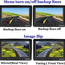 AMTIFO A4 HD 1080P Digital Wireless 4 Backup Cameras with 7'' Monitor Kit Split Screen for RVs/Trailers/5th Wheels/Motorhomes,Highway Monitoring System IP69K Waterproof Super Night Vision