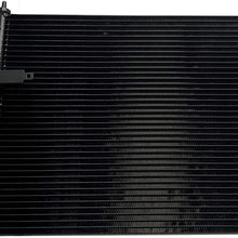 MYSMOT A/C AC Condenser with Receiver Drier For Honda Civic 2006-2011 / Acura CSX 2006-2011 (4-Door Sedan Models Only) 80110SNAA01 3525