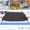OxGord Windshield Snow Cover Ice Removal Wiper Visor Protector All Weather Winter Summer Auto Sun Shade for Cars Trucks Vans and SUVs Stop Scraping with a Brush or Shovel