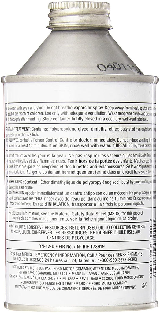 Genuine Ford Fluid YN12D PAG Refrigerant Compressor Oil 7 oz