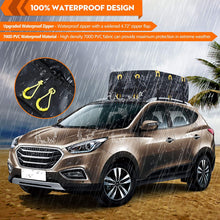 SIMNIAM 19 Cubic Feet Car Roof Bag&Rooftop Cargo Carrier - 700D PVC Anti-Tear Double Zipper Car Rooftop Bag with Storage Bag, 10 Reinforced Straps, Fit for Most Vehicles with Rack(No Slip Mat&No Hook)