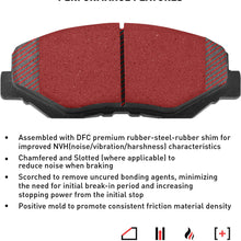 Rear Dynamic Friction Company 3000 Semi-Met Brake Pads 1311-1304-00