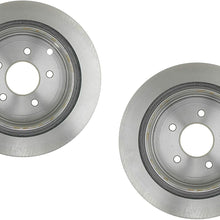 Pair Set Of 2 Rear Disc Brake Rotors Dia 307.5 mm For Nissan Infiniti