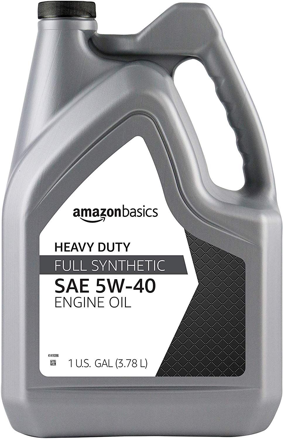 AmazonBasics Full Synthetic Motor Oil, for Heavy Duty Diesel and Gasoline Engines, 5W-40, 1 Gallon