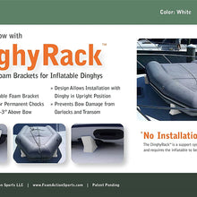 Dinghy Rack Inflatable Boat Davit System (4 Pack of Foam Brackets)