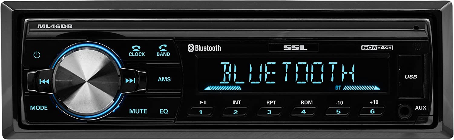 Sound Storm Labs ML46DB Car Receiver Bluetooth MP3 USB FM Radio ONLY No AM No CD DVD