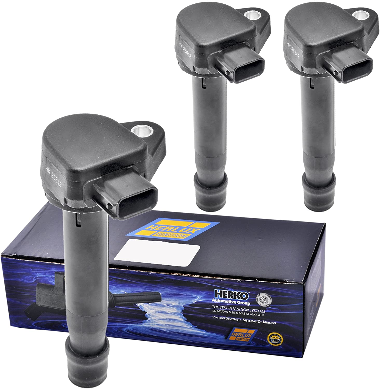 Set of 6 Herko B166 Ignition Coils For Acura Honda 3.0L 3.2L 3.5L V6 1999-2010