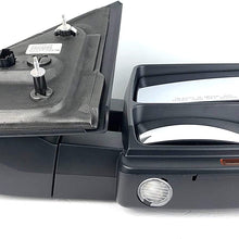 Spieg Side Mirror OEM Genuine Parts for FO1321387 Ford F-150 2007-2014 Telescopic Towing Power Heated Memory Turn Signal Light Textured Black 16pin Passenger Right