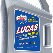 Lucas Oil 10076 15W-40 Motor Oil - 1 Gallon Jug