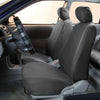 FH Group FB052102 Supreme Cloth Seat Covers (Charcoal) Front Set with Gift - Universal Fit for Cars, Trucks & SUVs