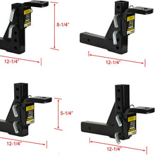 MaxxHaul 70067 8-Position Adjustable Ball Mount - 5000 lbs. GTW Capacity
