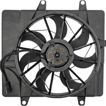 Dorman 620-022 Engine Cooling Fan Assembly for Select Chrysler Models, Black