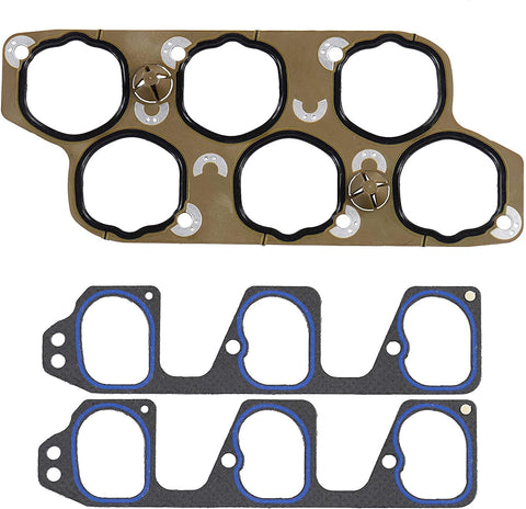 DNJ IG3139 Intake Gasket for 2004-2012 / Buick, Cadillac, Chevrolet, Pontiac, Suzuki/Aura, CTS, Equinox, LaCrosse, Malibu / 2.8L, 3.6L / DOHC / V6 / 24V / LAU, LY7, N36A / VIN 4, VIN 6, VIN 7, VIN T