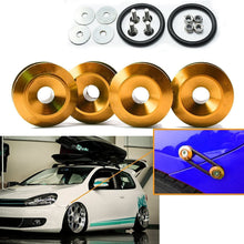 Xotic Tech JDM Quick Release Fasteners For Car Bumpers Trunk Fender Hatch Lids (Purple)