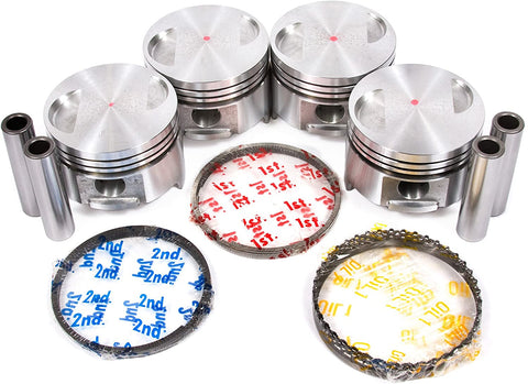 Evergreen PA88000HP.STD Compatible With 86-95 Suzuki Sidekick Samurai Swift 1.3L High Performance Engine Piston Set (Standard Size)