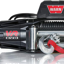 WARN 103252 VR EVO 10 Electric 12V DC Winch with Steel Cable Wire Rope: 3/8" Diameter x 90' Length, 5 Ton (10,000 lb) Pulling Capacity