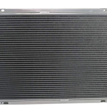 OzCoolingParts 3 Row Core All Aluminum Radiator + 2 x 12" Fan w/Louver Shroud Kit for 1982-1992 83 84 85 86 87 88 89 90 91 Chevy Camaro P20 P30/Pontiac Firebird/GMC P2500 P3500