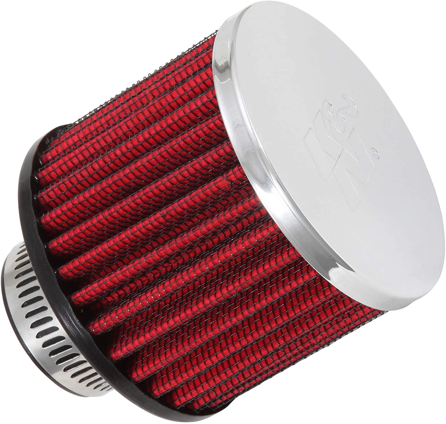K&N Vent Air Filter/ Breather: High Performance, Premium, Washable, Replacement Engine Filter: Flange Diameter: 1.25 In, Filter Height: 2.5 In, Flange Length: 0.875 In, Shape: Breather, 62-1390