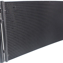 A/C Condenser Compatible with 2015-2018 Jeep Renegade/Ram ProMaster City Aluminum Core