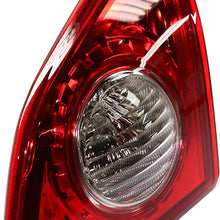 Tail Light Assembly Compatible with 2008-2013 Nissan Rogue and 2014-2015 Rogue Select Clear & Red Lens CAPA Passenger Side Inner
