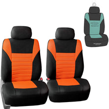 TLH Premium 3D Air Mesh Seat Covers Front Set, Airbag Compatible, Burgundy Color w/Air Freshener