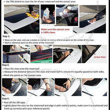 LT Sport Universal Moonroof Visor for 34" Window Top Sunroof Wind Deflector