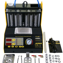 AUTOOL CT-200 Automotive 6 Cylinder Ultrasonic Wave Fuel Injector Cleaner and Tester Automotive Fuel Cleaning Tools 110V/220V