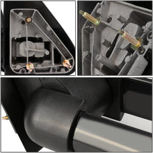 DNA Motoring TWM-001-T222-CH+DM-074 Pair of Towing Side Mirrors + Blind Spot Mirrors